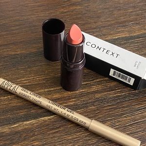 NEW Context Matte Lipstick - Tears Are Falling & Appeal G Liner - Desert Taupe
